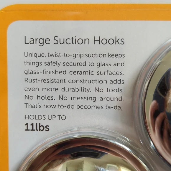 NWT "Ta Da" Large Suction Hooks - Picture 3 of 3